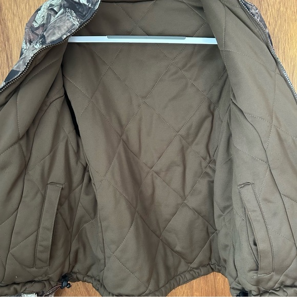 Cabela’s AGO Break Up Realtree Camo Print Thinsulate Zip Up Reversible Jacket - Picture 4 of 7
